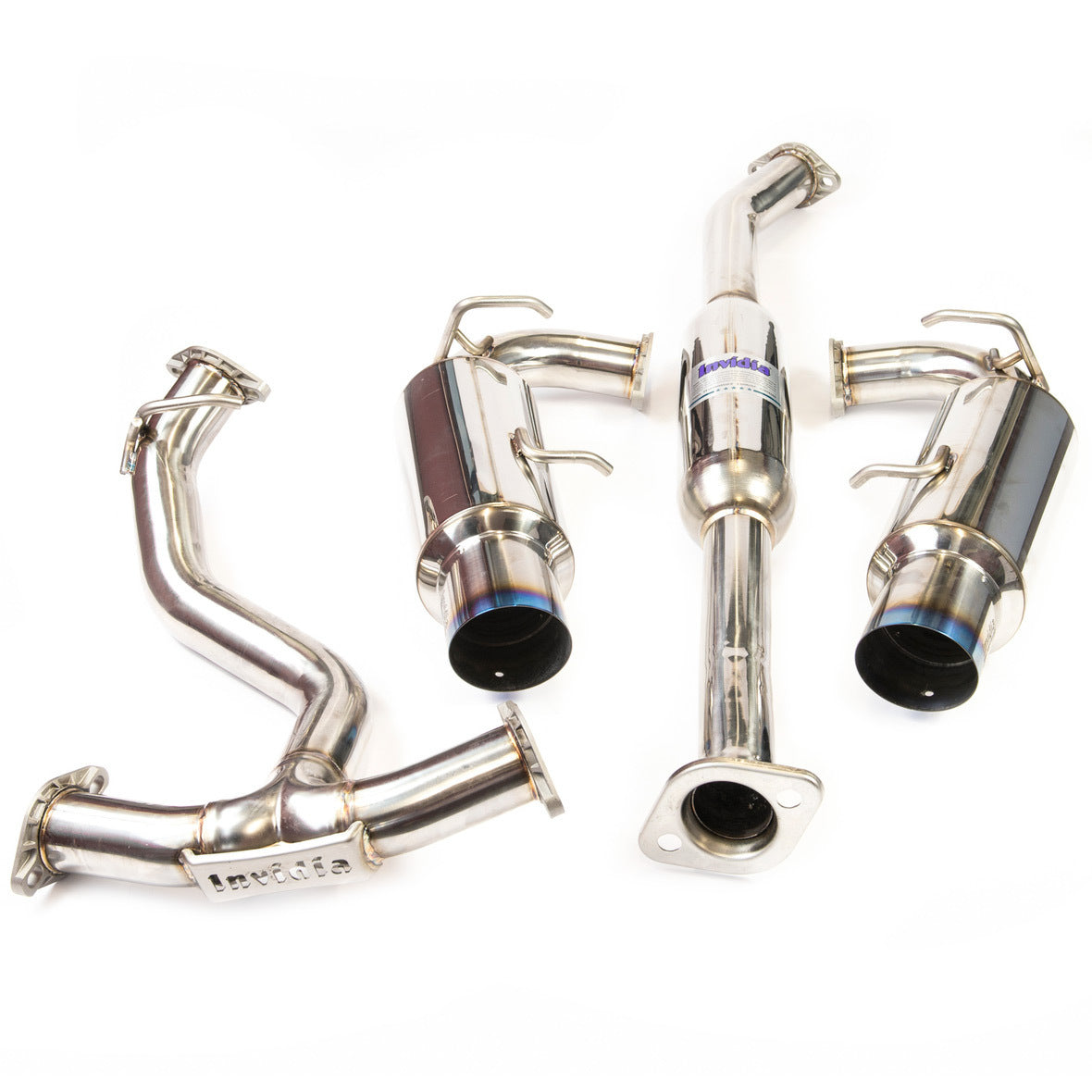 Invidia N1 Cat Back Exhaust w/Ti Tips - Subaru BRZ & Toyota 86 12-21, 22+ | HS12SSTGTT