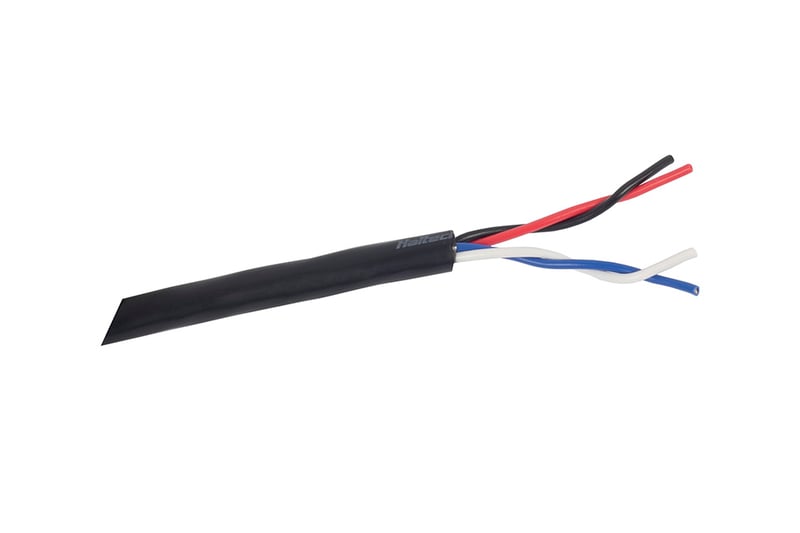 Cable - Multicore - 4 x 20AWG (Red/Black/White/Blue) - 10M (32')Length: 10M / 32ft - HT-039204