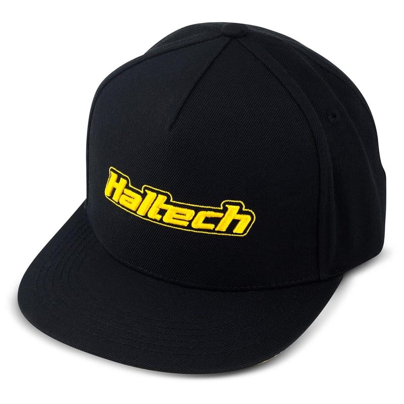 Haltech Snapback Cap Black with Yellow LogoSize: One size fits all - HT-301001