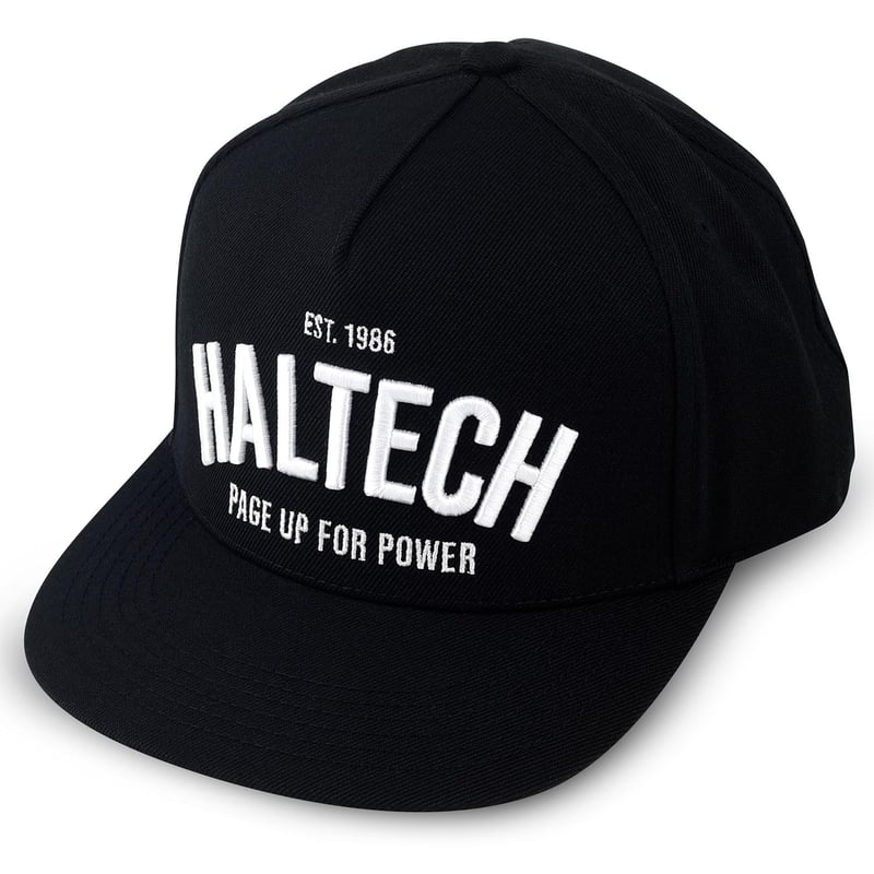 Haltech Snap Back Black with White TextSize: One size fits all. - HT-301002