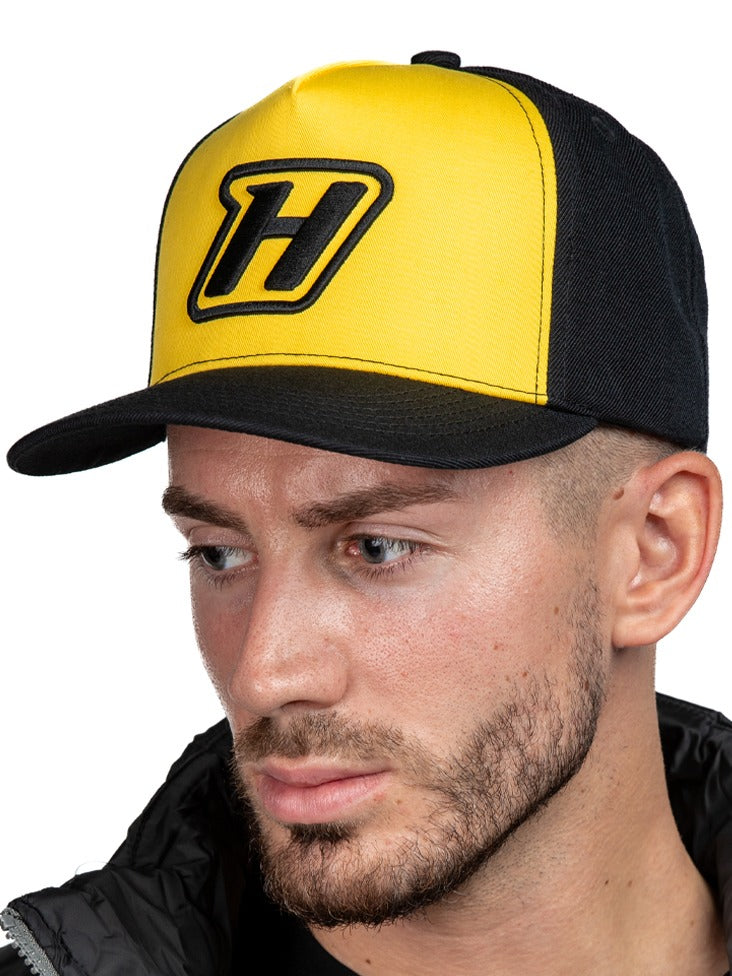 Haltech Snap Back Yellow with H LogoSize: One size fits all. - HT-301003