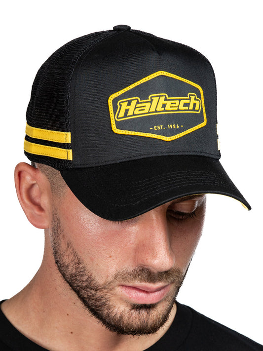 Haltech Snap Back Striped TruckerSize: One size fits all. - HT-301004
