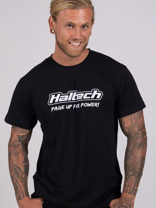 Haltech "Classic" T-Shirt BlackSize: 4XL - HT-301640B4XL