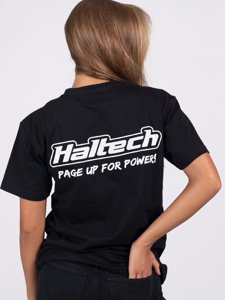 Haltech "Classic" T-Shirt BlackSize: 4XL - HT-301640B4XL