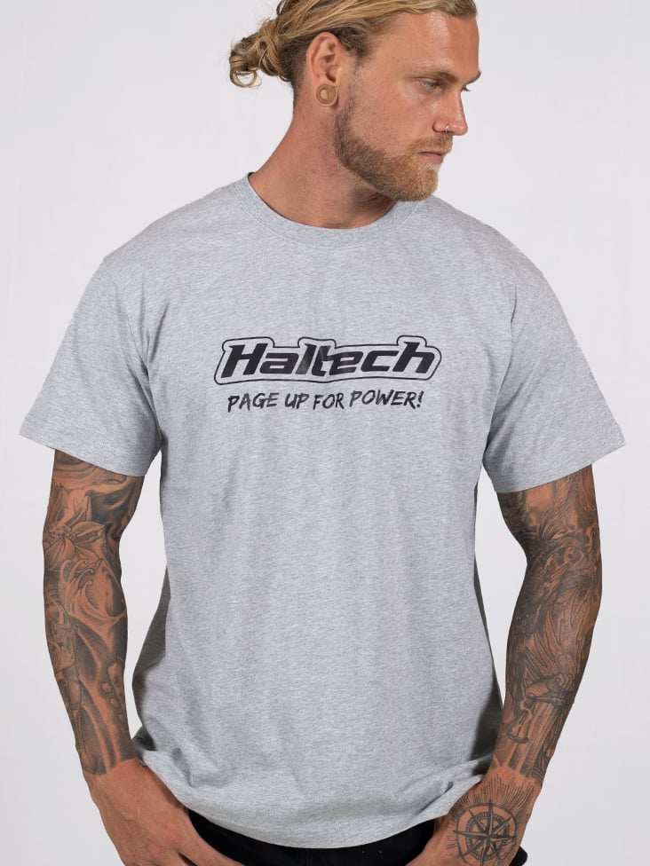 Haltech Classic T-Shirt GreySize: Small - HT-301640GS