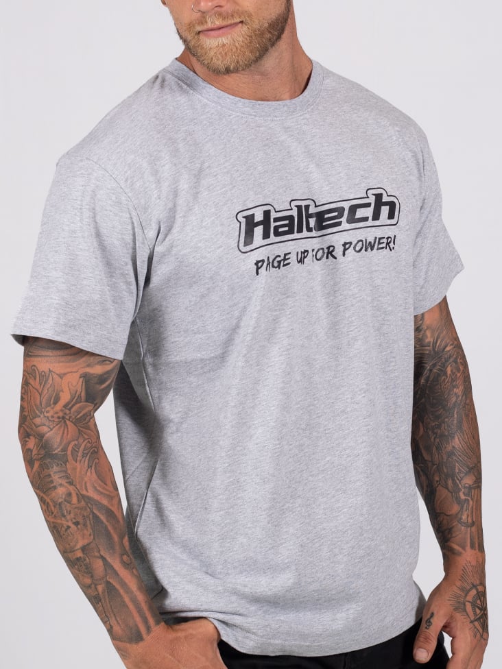 Haltech Classic T-Shirt GreySize: Small - HT-301640GS