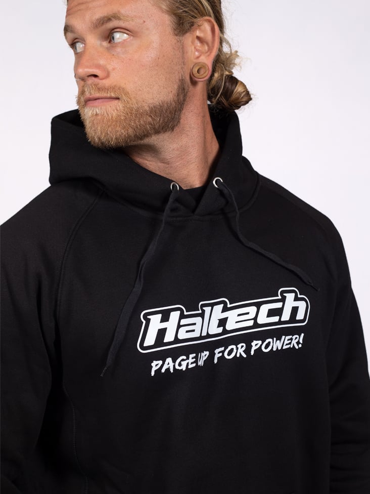 Haltech "Classic" Hoodie BlackSize: Large - HT-301910BL