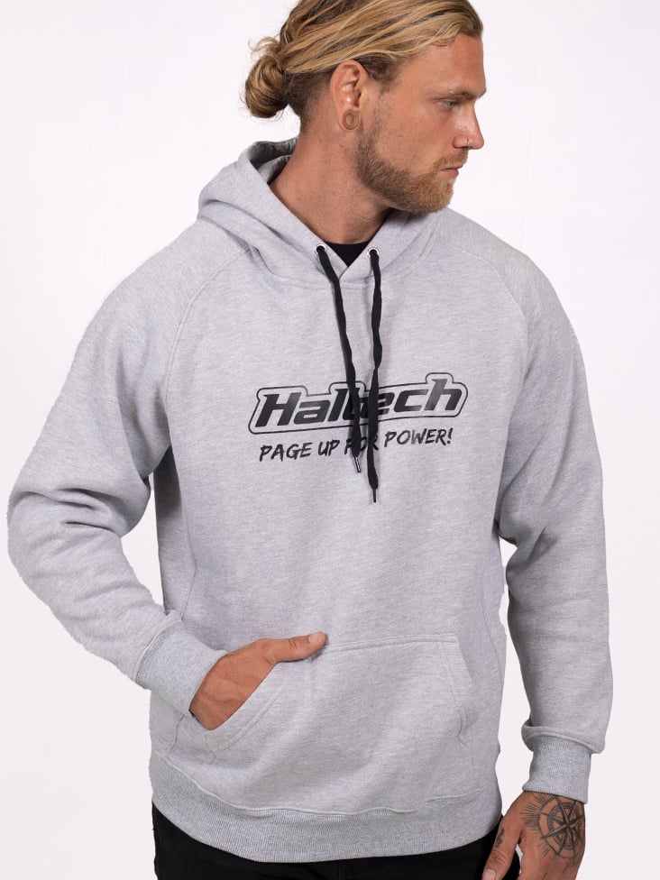 Haltech "Classic" Hoodie GreySize: Large - HT-301910GL