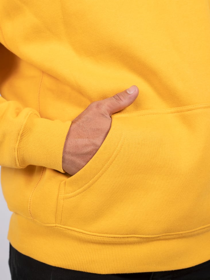 Haltech "Classic" Hoodie YellowSize: Medium - HT-301910YM