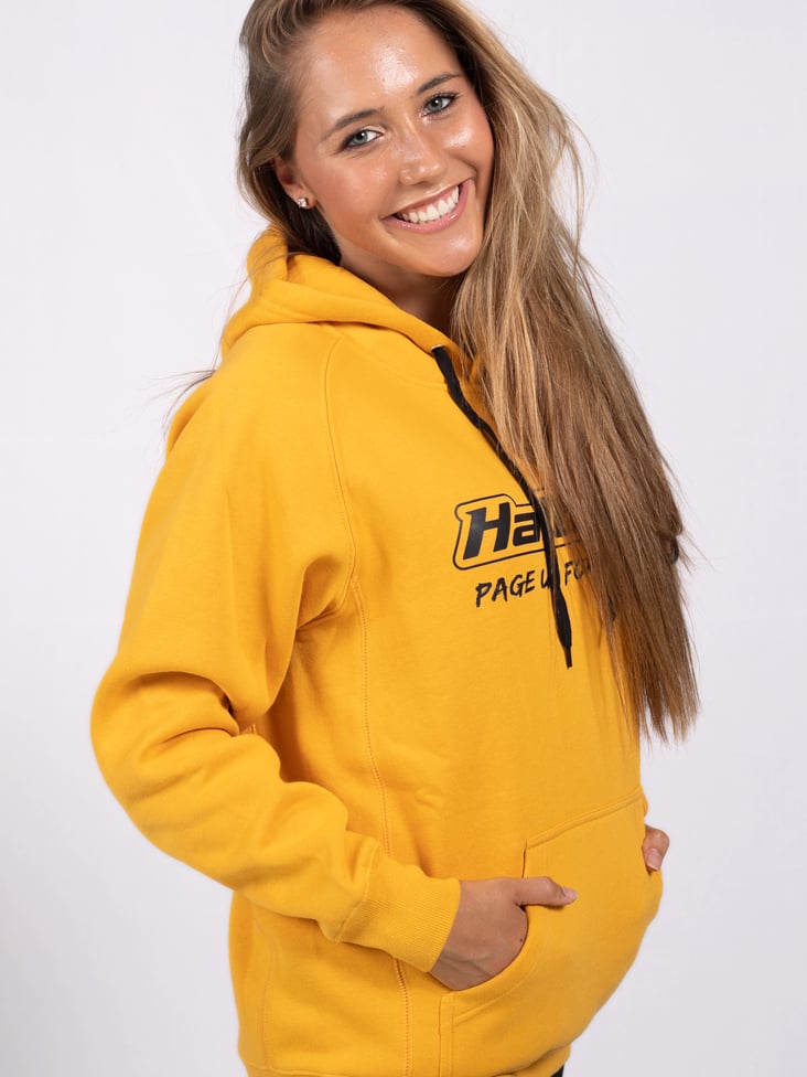 Haltech "Classic" Hoodie YellowSize: Small - HT-301910YS