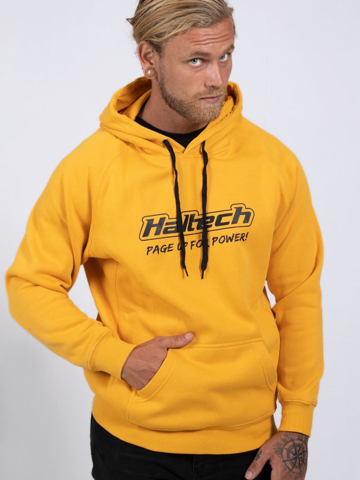 Haltech "Classic" Hoodie YellowSize: XL - HT-301910YXL