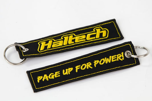 Haltech Fabric Keytag Black - HT-309006