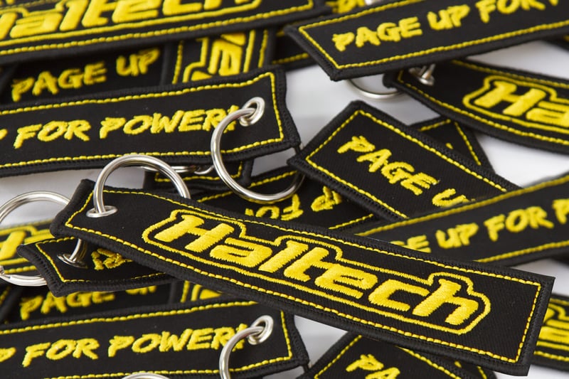 Haltech Fabric Keytag Black - HT-309006