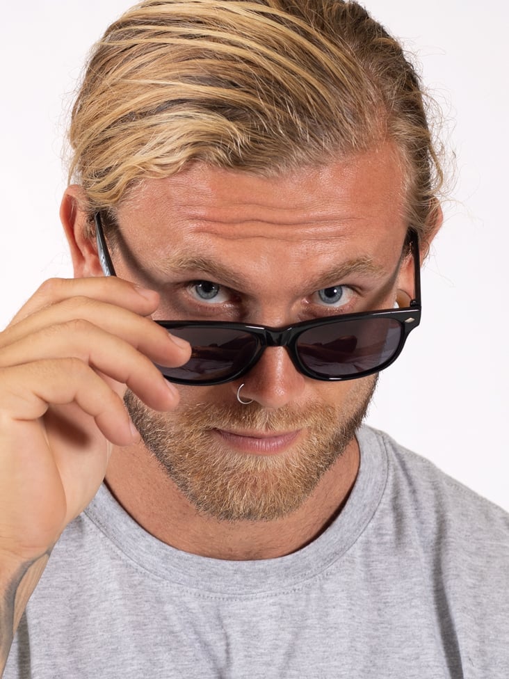 Haltech Sunglasses Black and White - HT-309022