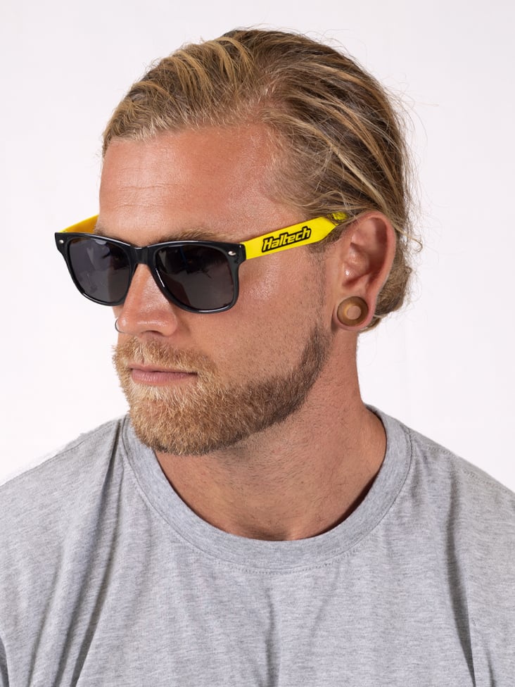 Haltech Sunglasses Black and Yellow - HT-309036