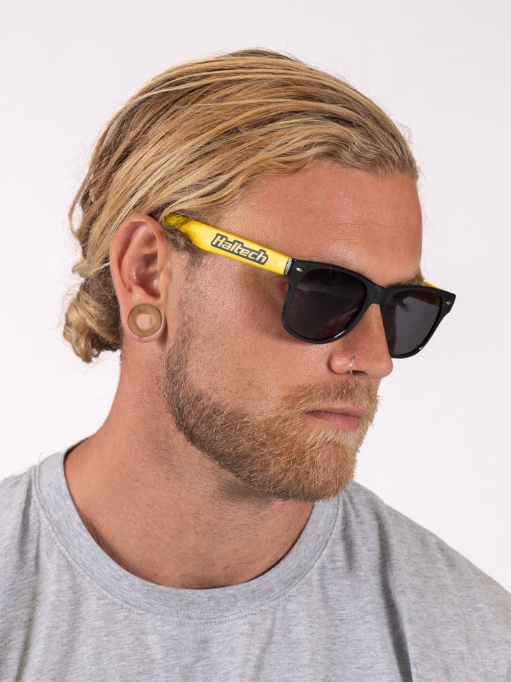 Haltech Sunglasses Black and Yellow - HT-309036