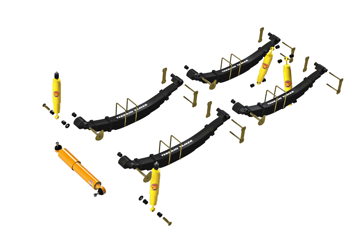 Toyota Hilux LN106 2” 50mm Suspension Lift Kit - Terrain Tamer – Full ...