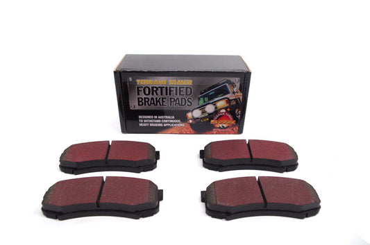Fortified Brake Pads (Rear) - Terrain Tamer - Toyota Landcruiser 80 Series, 79 Series, 105 Series, 78 Series, 76 Series. Toyota Prado 95, 120, KZJ78, GDJ150, GRJ120, GRJ150, KDJ150, KDJ125. Toyota 4Runner 2002+. Mitsubishi Pajero 2006+
