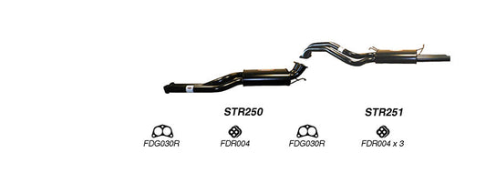 Redback Performance Exhaust System for Ford Falcon (09/2002 - 09/2005)