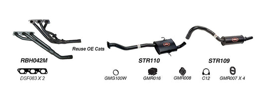 Redback Performance Exhaust System for Holden Commodore (01/1988 - 12/2000), Calais (01/1988 - 12/2000), Holden Commodore (04/1995 - 12/2000)