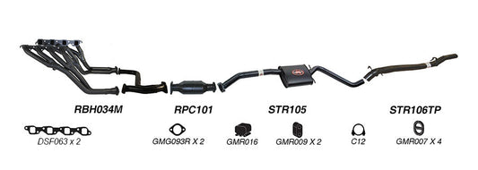 Redback Performance Exhaust System for Holden Commodore (09/1991 - 09/1997), Calais (09/1991 - 09/1997), Holden Caprice (04/1990 - 02/1994)