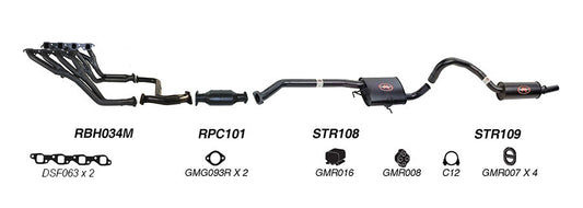 Redback Performance Exhaust System for Holden Commodore (04/1995 - 12/2000)