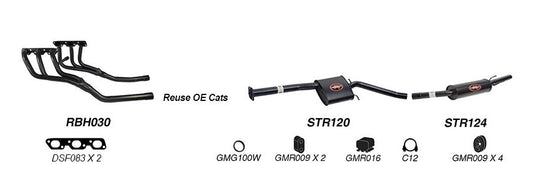 Redback Performance Exhaust System for Holden Caprice (09/1997 - 08/2004), Statesman (09/1997 - 08/2004), Commodore (09/1997 - 08/2004), Calais (09/1997 - 08/2004), HSV XU6 (09/1997 - 08/2004), Holden Commodore (09/1997 - 08/2004), Calais (09/1997 -...