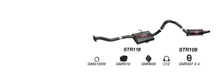 Redback Performance 2.5" Cat back Exhaust for Holden Commodore VS Wagon V6 (04/1995 - 1997)
