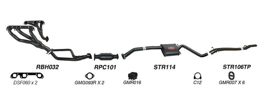 Redback Performance Exhaust System for Holden Statesman (04/1990 - 1995), Caprice (04/1990 - 1995)