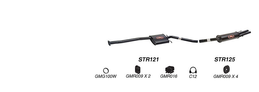 Redback Performance Exhaust System for Holden Statesman (06/1999 - 04/2003), Holden Statesman (06/1999 - 04/2003)