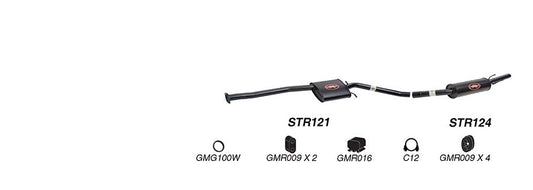 Redback Performance 2.5" Exhaust System for Holden Commodore VU VY V6 (12/2000 - 08/2004)