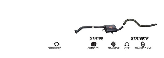 Redback Performance 2.5" Exhaust System for Holden Commodore VN VP VR V8 & V6 - VS V8 Ute and Wagon