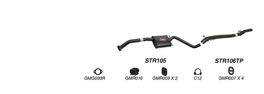Redback Performance Exhaust System for Holden Commodore (09/1991 - 09/1997), Calais (09/1991 - 09/1997)