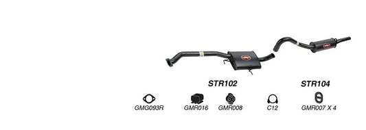 Redback Performance 2.5" Exhaust System for Holden Commodore VN VP VR V6 & V8 & VS V8 Sedan