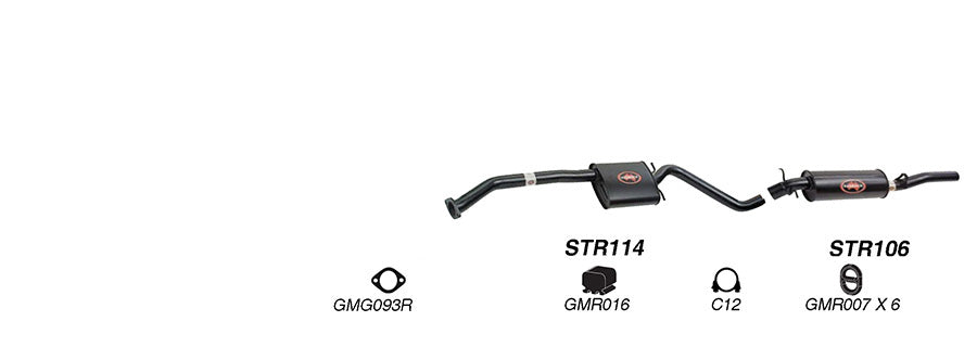 Redback Performance Exhaust System for Holden Caprice (04/1990 - 06/1999), Commodore (04/1990 - 06/1999), Statesman (04/1990 - 06/1999), Calais (04/1990 - 06/1999), Holden Caprice (04/1990 - 06/1999), Statesman (04/1990 - 06/1999)