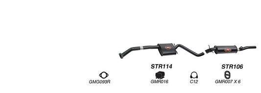 Redback Performance Exhaust System for Holden Caprice (04/1990 - 06/1999), Commodore (04/1990 - 06/1999), Statesman (04/1990 - 06/1999), Calais (04/1990 - 06/1999), Holden Caprice (04/1990 - 06/1999), Statesman (04/1990 - 06/1999)