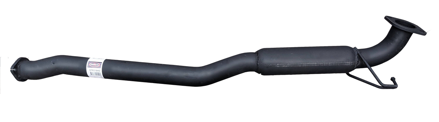 Redback 2.5" Catback Exhaust with Hotdog Centre and Dual Outlet Rear Muffler for Ford Falcon FG XR6 G6E Sedan(02/2008 - 12/2014)