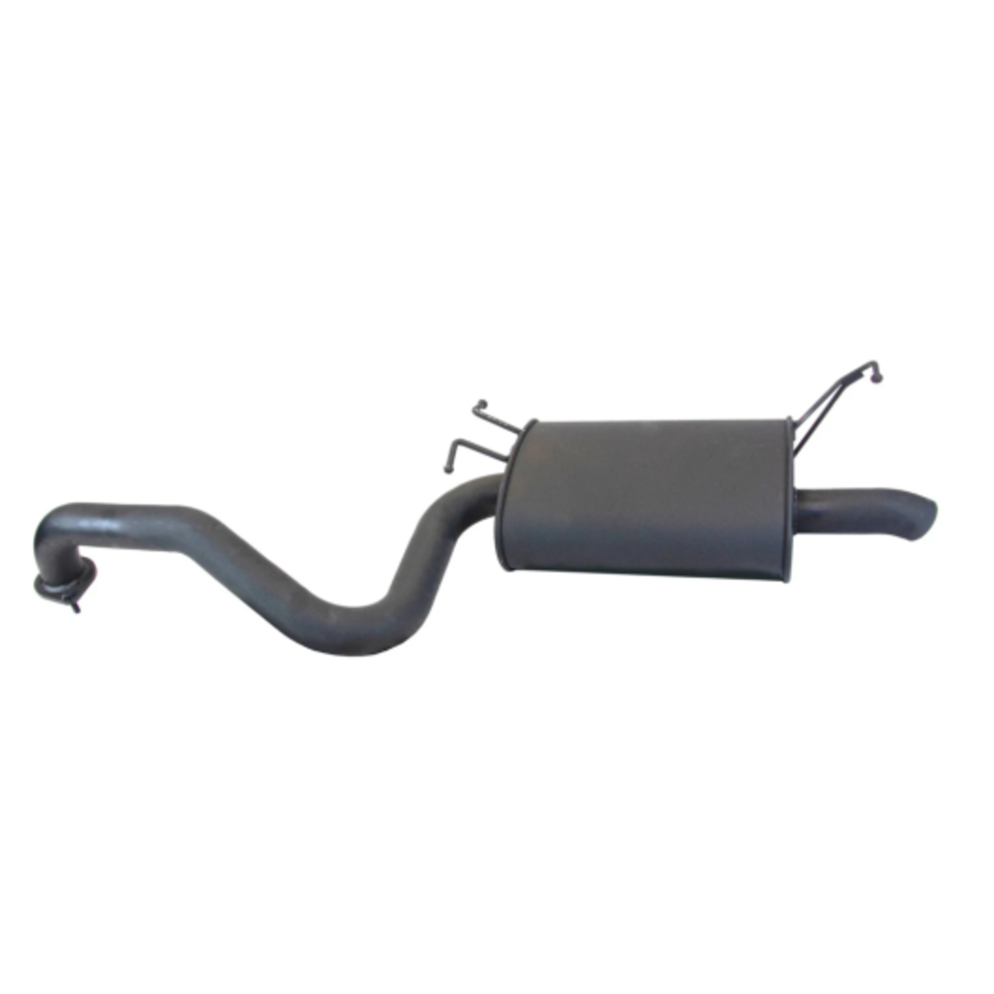 Redback 2.5" Catback Exhaust with Hotdog Centre  and Single Outlet Rear Muffler for Ford Falcon BA BF Sedan(2003 -  2008)