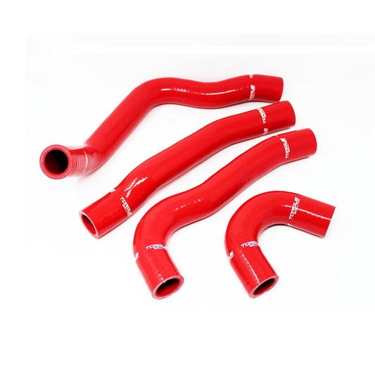 Torque Solution Silicone Radiator Hose Kit (Red): Mitsubishi Evolution X 2008-2015