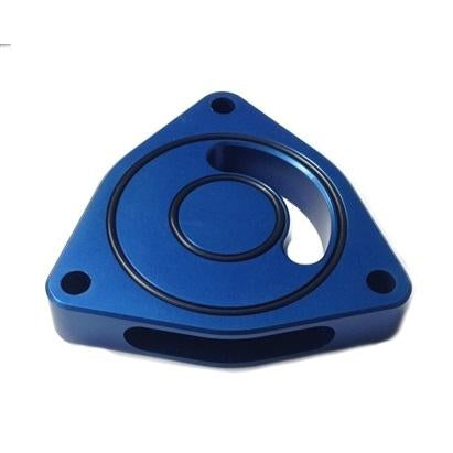 Torque Solution Blow Off BOV Sound Plate (Blue): Honda Civic 2016+ 1.5T