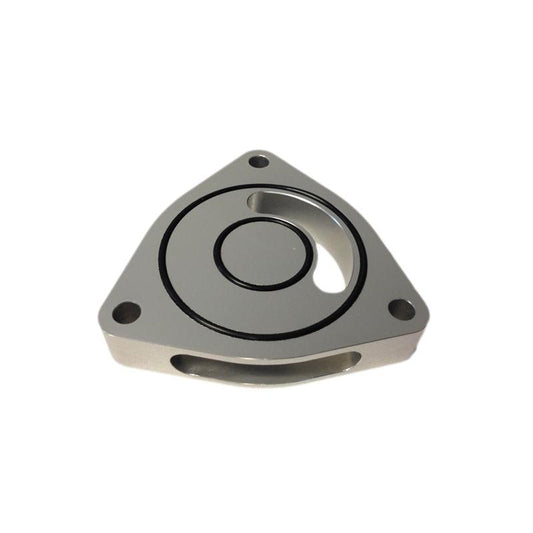 Torque Solution Blow Off BOV Sound Plate (Silver): Honda Civic 2016+ 1.5T