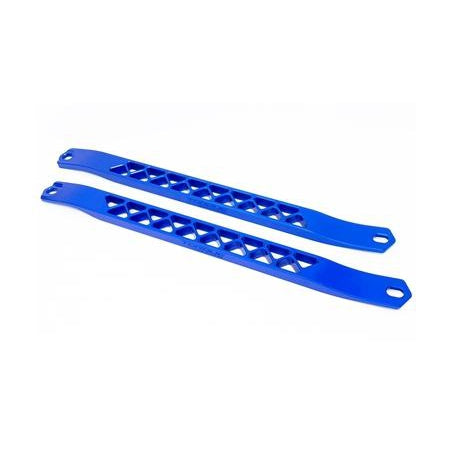 Torque Solution Billet Strut Cross Braces (Blue): Toyota GR Supra MKV A90 / A91