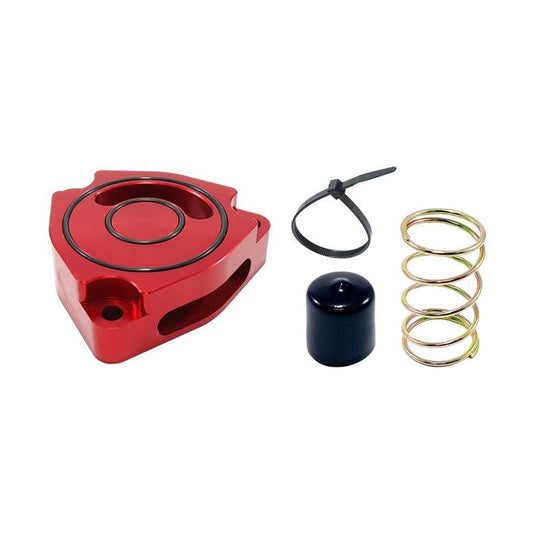 Torque Solution Blow Off BOV Sound Plate (Red): Hyundai Veloster Turbo