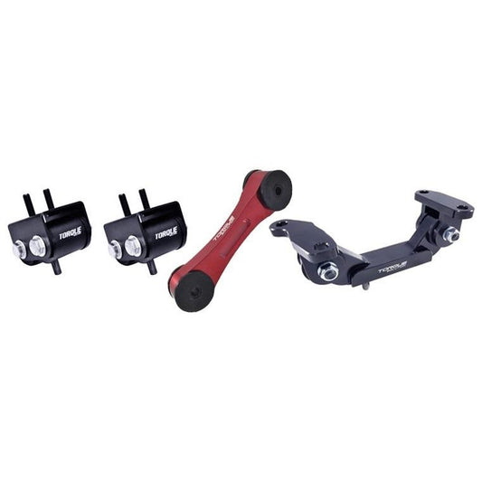 Torque Solution Engine / Transmission / Red Pitch Mount: Subaru WRX 2002-2014 / STi 2004+