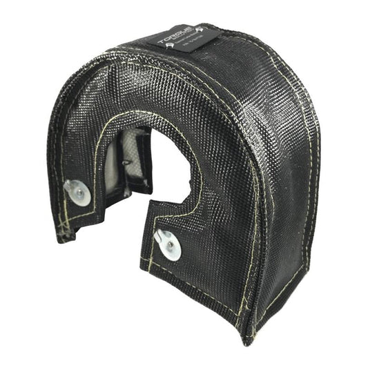 Torque Solution Thermal Turbo Blanket (Black): Fits T4 GT35 GT37 GT40 GT45 GT47 GT55