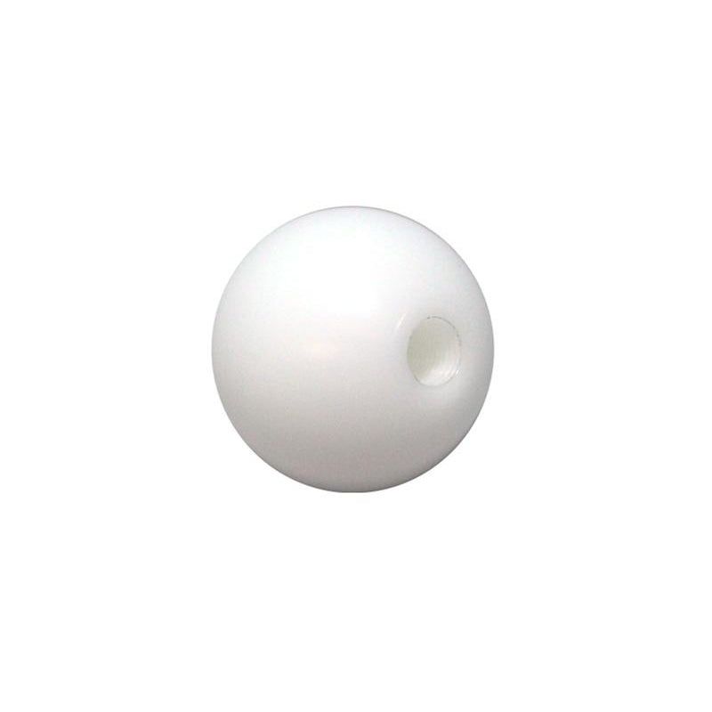 Torque Solution Delrin 50mm Round Shift Knob (White): Universal 10x1.25