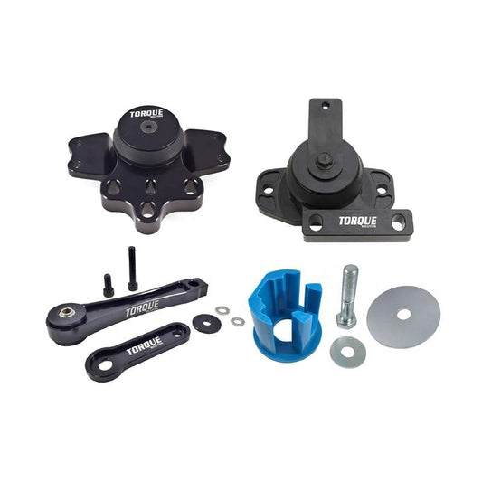 Torque Solution Engine,Transmission & Pendulum Mount Kit w/ Race Insert: Volkswagen 2009-2014 2.0 TSI