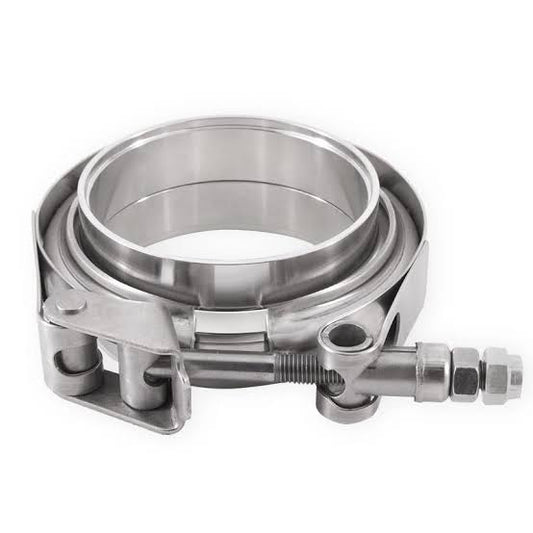 Mild Steel V-Band Set, With SS Clamp (1.5" to 4")